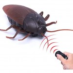 Amasawa Télécommande Insecte Faux Cafard Cadeau de Jouet pour Enfants à Télécommande Infrarouge de Cafard Animal Hautement Simulé