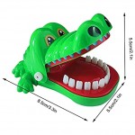 YJYQ Jouet amusant pour enfants et adultes en forme de crocodile Cadeau idéal Couleur aléatoire