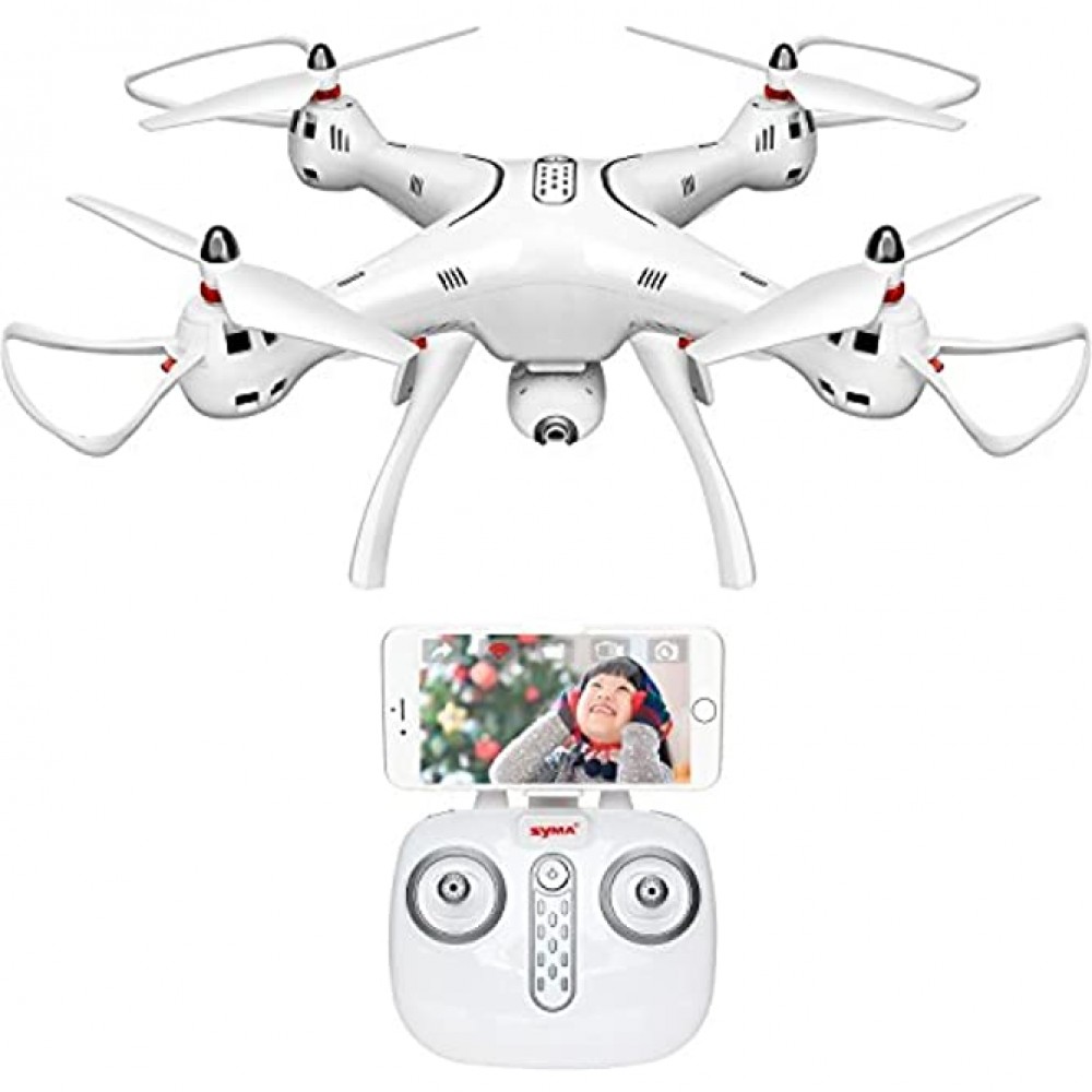 Syma RC Drone X8 Pro GPS 2,4 G 4 CH RC Quadrocopter Drone avec caméra WiFi avec système GPS + carte SD X8 Pro GPS 2,4 G 4 CH RC Quadrocopter Drone avec caméra WiFi avec système GPS + carte SD