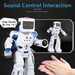 Robot télécommandé électrique Robot Alpha télécommandé Intelligent Hybride hydroélectrique Jouet éducatif interactif de Danse pour Enfants