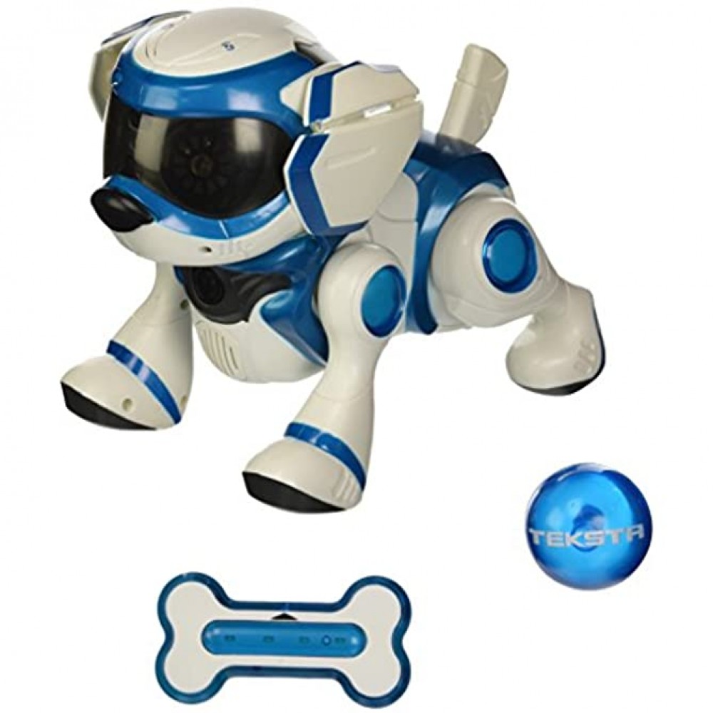 Splash Toys A1302596 Teksta Puppy Chien interactif Bleu