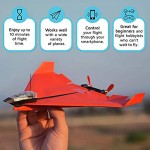 POWERUP 4.0 Kit RC Nouvelle Génération pour Avion en Papier Télécommandé par Smartphone. Facile à Piloter avec Stabilisateur Gyroscopique et Pilote Automatique pour Amateurs Pilotes et Passionnés