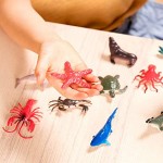Terra by Battat – Les Animaux Marins – Assortiment de Figurines d’Animaux de la Mer en Miniature – Jouets pour Enfants de 3 Ans et Plus 60 pièces AN6002Z