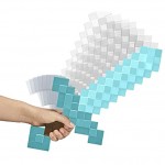 Minecraft Epée effet diamant bleue jouet d’imitation et d'action pour enfant inspiré par le jeu vidéo dès 6 ans HDV53