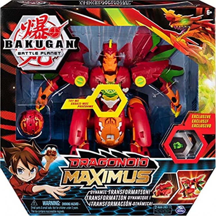 Bakugan 6051243 Jouet enfant à collectionner Dragonoid Maximus