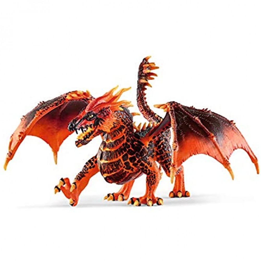 Schleich Dragon de Lave 18.8 x 22 x 14.5 cm Multicolore
