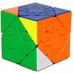 Oostifun MoYu MoFang JiaoShi Meilong HunYuan Cube tournant Oblique HunYuan Skewb Puzzles Cube Multicolore avec Un trépied Cube Style-3