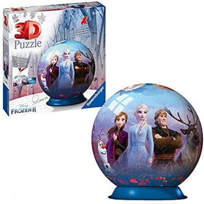 Ravensburger Puzzle 3D Ball 72 p Disney La Reine des Neiges 2 11142