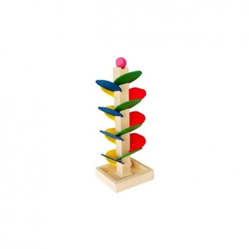 Tour en bois Ball Jeu de couleur Démontage et balle d'assemblage jeu Puzzle Puzzle Enfants Jouets assemblés 1Se Tower Ball jeu