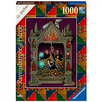 Ravensburger Puzzle Adulte Puzzle 1000 p Harry Potter et les Reliques de la Mort 2 Collection Harry Potter MinaLima Adultes et enfants dès 14 ans Puzzle de qualité supérieure 16749