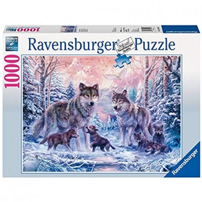 Ravensburger Puzzle Adulte Puzzle 1000 p Loups arctiques Adultes et enfants dès 14 ans Puzzle de qualité supérieure Fantastique 19146