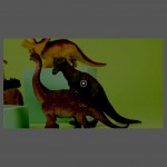TOEY PLAY Dinosaures Enfant Jouet Figurines de Dinosaure avec T-Rex Triceratop Stégosaure Arbres 6 '' à 7 '' Réaliste Ensemble de Animaux Cadeau pour Garçons Filles