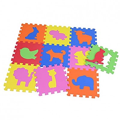 KNORRTOYS.COM- Knorrtoys – Tapis Puzzle – Animaux 32 cm 21019 coloré