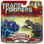 Hasbro Transformers 92741 Figurine Robot Tra Movie 2 Robot Héros Wolf contre voiture électrique