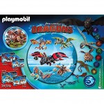 Playmobil Dragon Racing: Varek et Bouledogre 70729 Multicolore