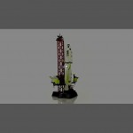 Playmobil Fusée Mars avec Plateforme de Lancement 9488 27.94 x 71.88 x 22.1 cm Coloré