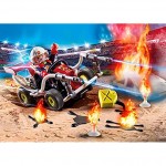 Playmobil Stuntshow Kart Pompier avec 1 Personnage Cascadeur Accessoires Inclus 70554
