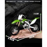 Jouet Modèle De Moto 1 12 ka-WA-sa-ki KX 450F Course Cross-Country Moto modèle Simulation Alliage métal Rue Moto modèle Collection