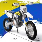 Modèle de Moto de Fer 1 12 pour Hu-sq-var-na FE 501 Cross-Country Moto modèle Alliage métal Simulation Course Moto modèle Collection Jouet Cadeau