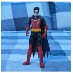 BATMAN FIGURINE BASIQUE 30 CM ROBIN TECH DC COMICS Figurine Articulée Thématique de Robin jouet Batman 30 cm 6062923 Jouet Enfant 3 Ans et +