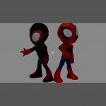 Marvel Spidey and His Amazing Friends Multipack de Figurines Identité secrète avec Masques Rabattable dès 3 Ans