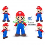 BSNOW Lot de 6 jouets Super Mario Figurines Mario et Luigi Yoshi & Mario Bros En PVC